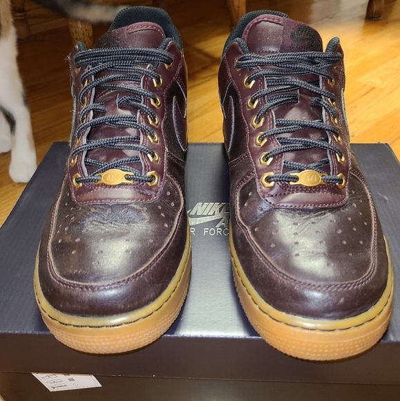 Nike Air Force 1 Deep Burgundy Gum Sole shoes main image 5